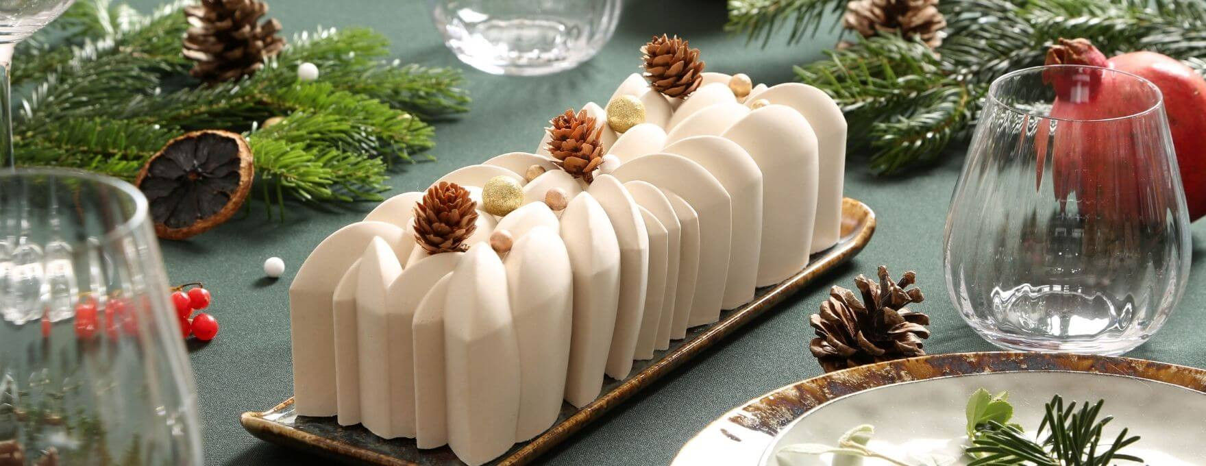 Le bûche de Noël chocolat pistache??